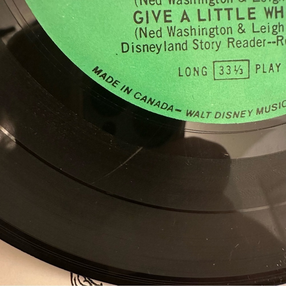 Vintage Disney Pinocchio #311 See Hear Read Record Book 33 1/3 RPM Songs Movie - Picture 8 of 16